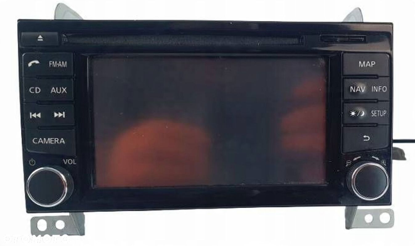 Nissan Juke I 1 F15 Qashqai 10- Radioodtwarzacz CD Nawigacja naped ekran - 1