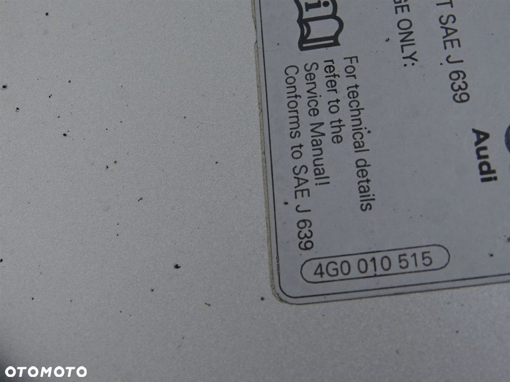 Kompletna maska pokrywa silnika przód przednia lx7w 4g0010515 audi a6 c7 4g - 11