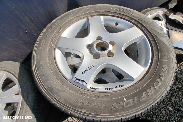 Jante aliaj cu anvelope 17 - set 7L6601025E 235/65 R17 7.5JX17H2 7L66 - 2