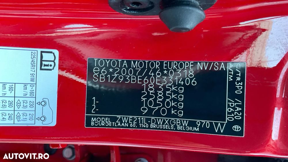 Toyota Corolla 1.8 HSD TS Exclusive tapiterie Neagra - 40