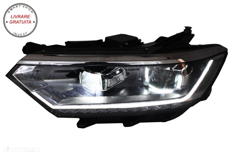Faruri Full LED Dinamic VW Passat B8 3G (2014-2019) Matrix Look- livrare gratuita - 6