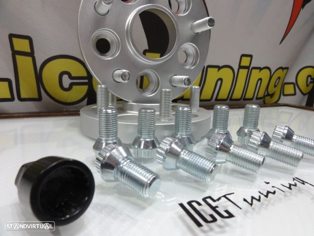 Espaçadores 20MM para conversão / alteração de furação 5x100 - 5x112 para Audi, Seat, VW BC 57.1mm - 4