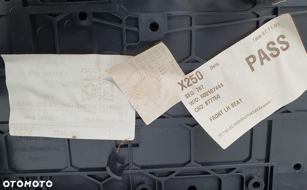 FOTEL LEWY PRZÓD KIEROWCY SKÓRA GRZANY ELEKTRYCZNY JAGUAR XF X250 EUROPA - 9