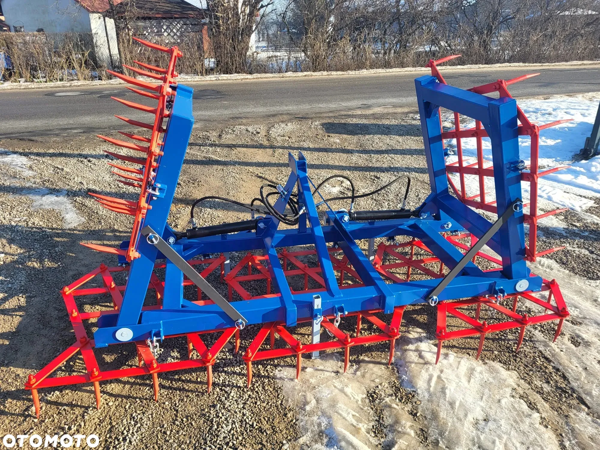 BRONY POLOWE HYDRAULICZNIE składane CIĘŻKIE *5pól *2 siłowniki *20 ząb - 13