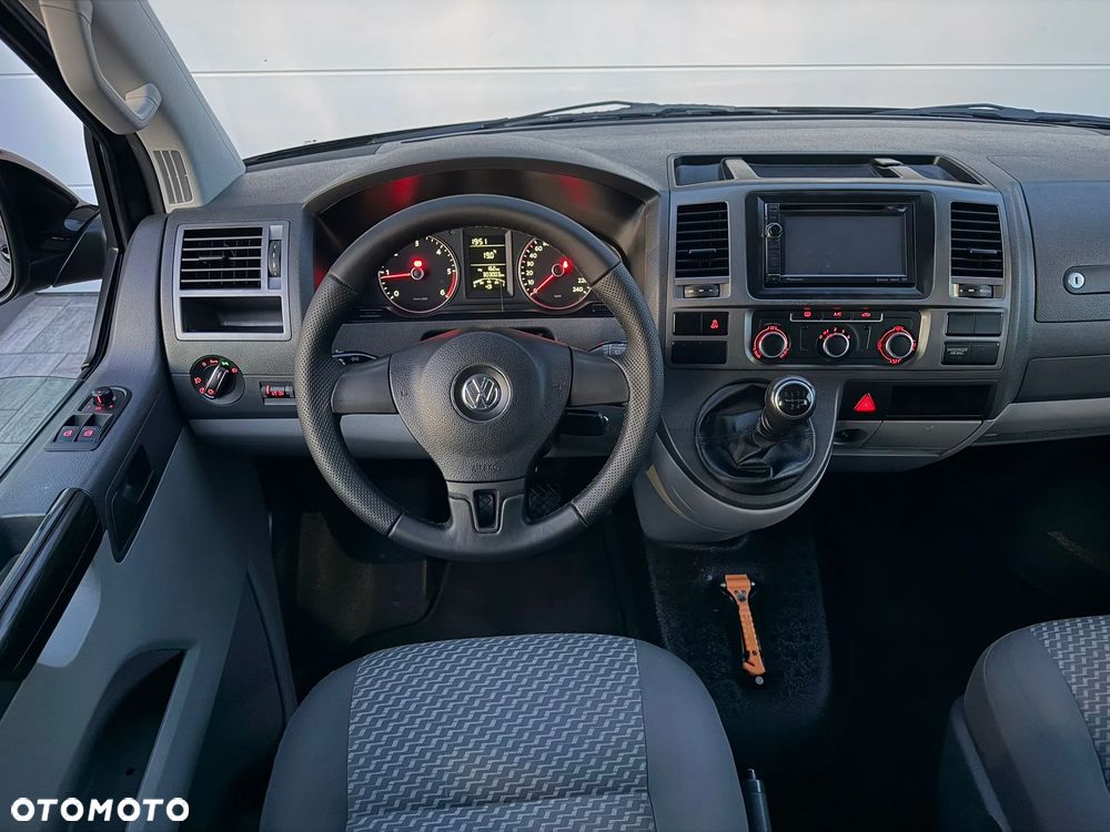 Volkswagen TRANSPORTER T5 LIFT Klima Elektryka Navi Tempomat Dubel Kabina Brygadówka Pdc Hak - 23