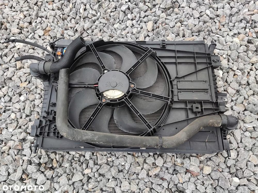 KOMPLET CHŁODNIC CHŁODNICE WENTYLATOR JUMPY EXPERT III 1.6 BLUE HDI 2016-23 - 2