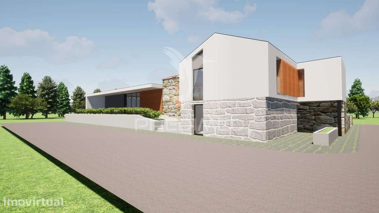 Moradia T4 com projeto aprovado na câmara municipal de Fafe, bem lo... - Grande imagem: 3/12