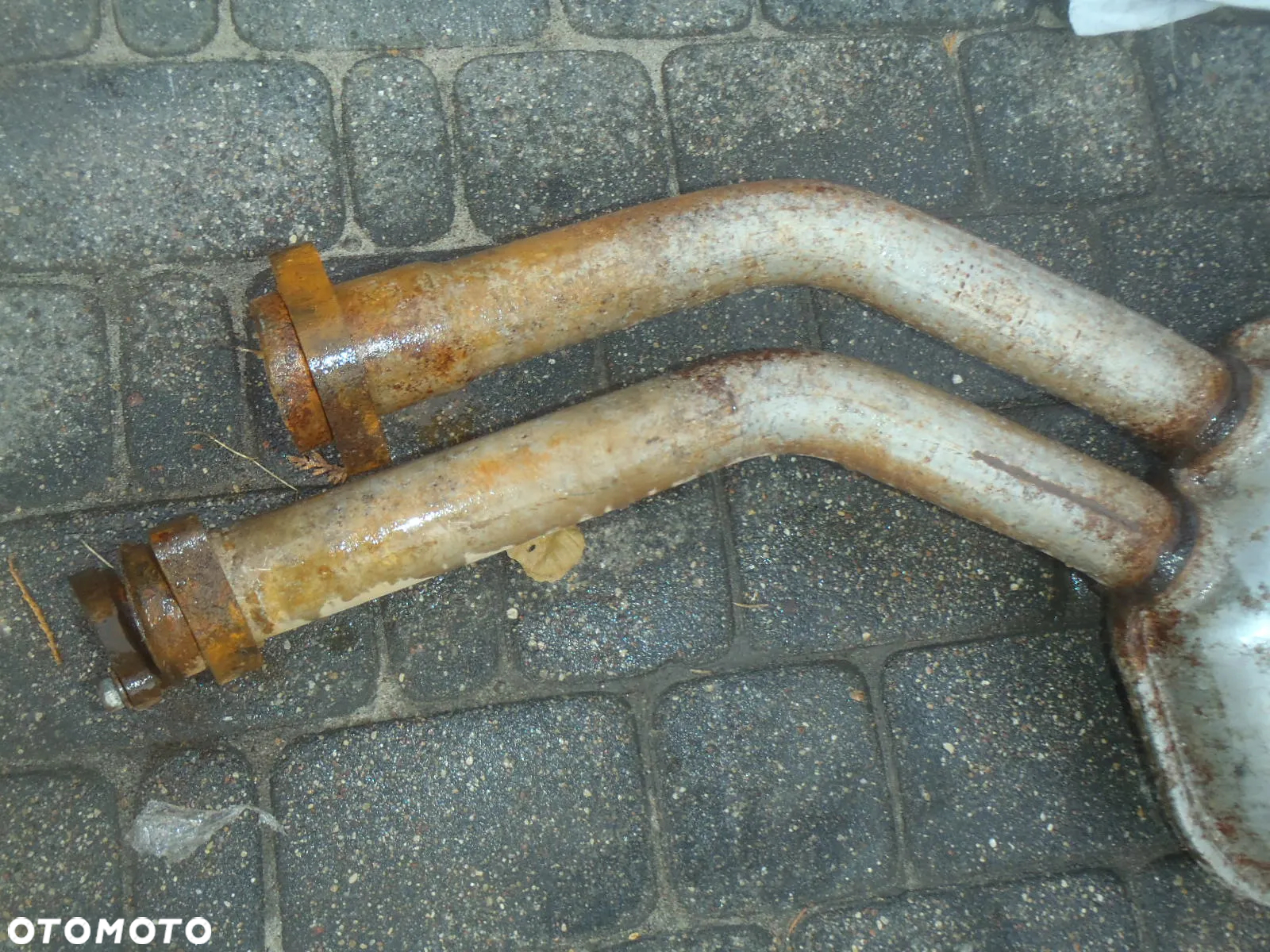 wydech tłumik rura portki kolektory mercedes  w124 124 jak nowy  oryginał posiadam wszystkie części - 10