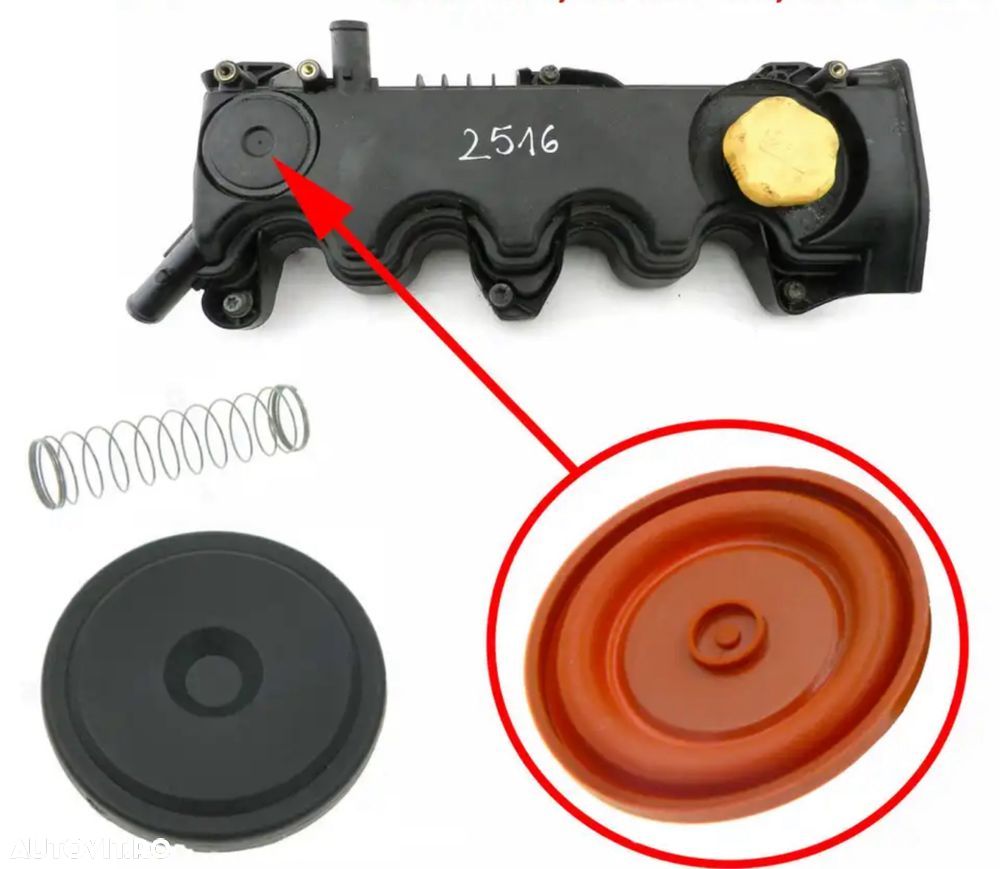 Supapa Valva Pcv Membrana Capac Tacheti Fiat Alfa Romeo Opel 1.9 Cdti - 1