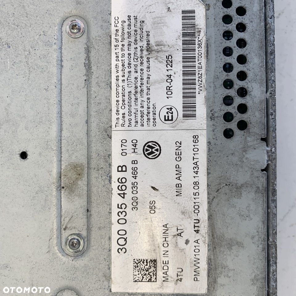 Głośniki Dynaudio Wzmacniacz Subwoofer Nagłośnienie Vw Passat B8 3G 15R - 14