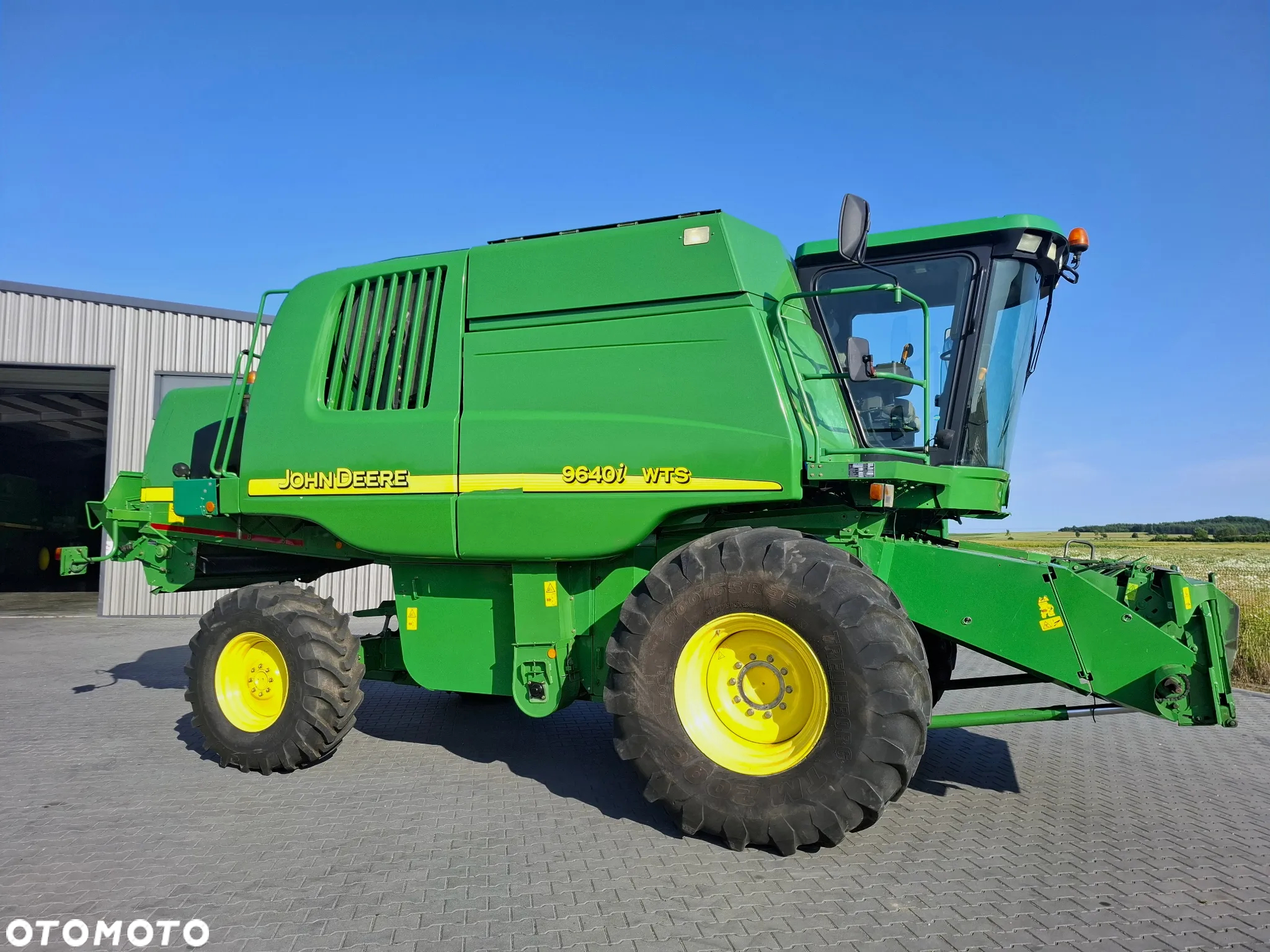 John Deere WTS 9640i 2005 Rok, heder 6,1m, Stol do rzepaku, Nie Malowany, Stan Bardzo Dobry - 6