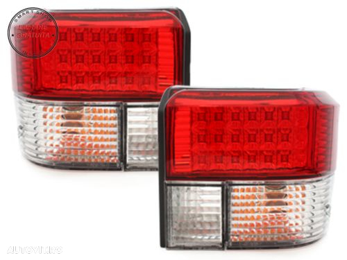 Stopuri LED VW T4 (1990-2003) Cristal Rosu- livrare gratuita - 3