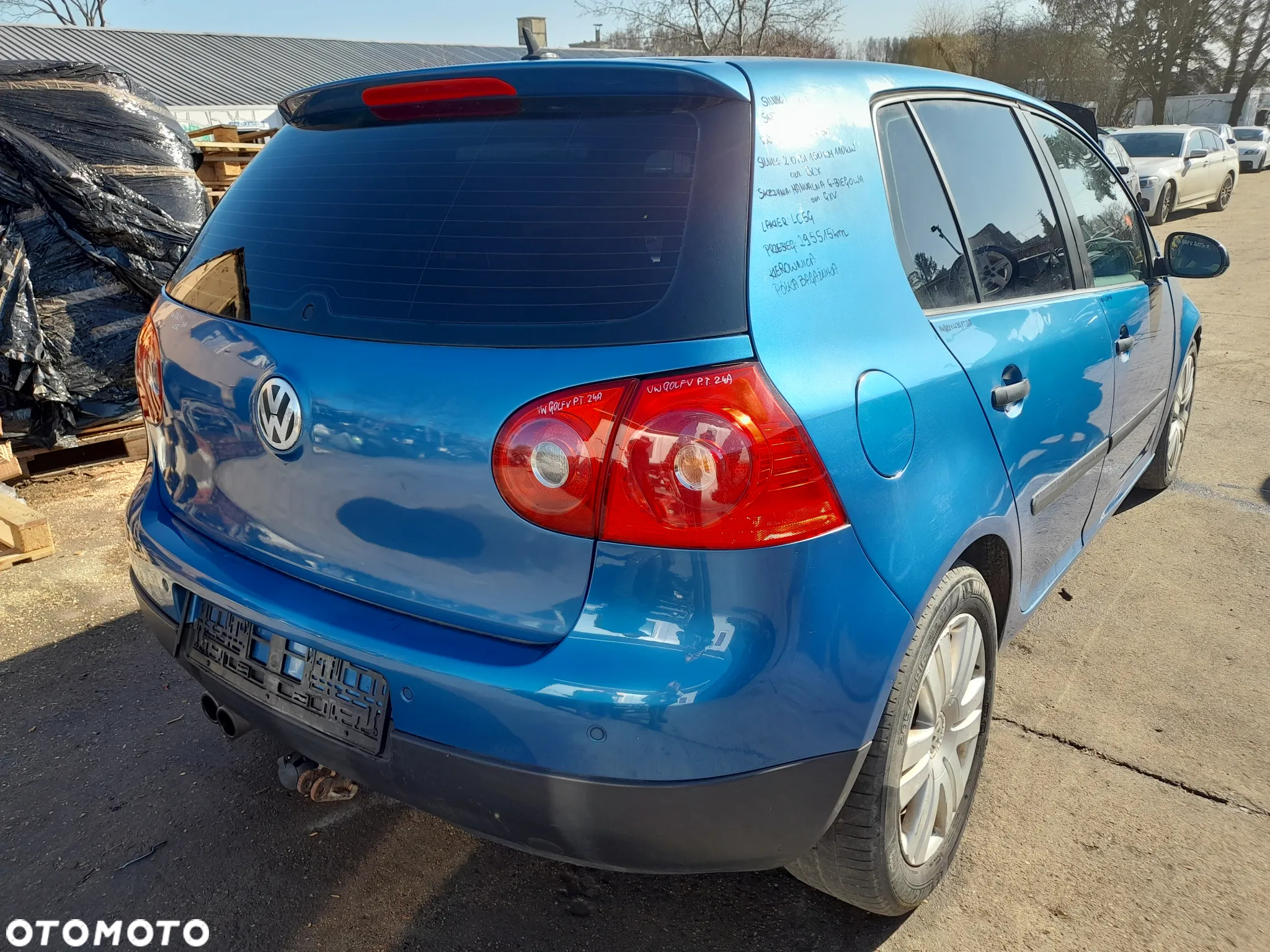 DRZWI PRAWY TYŁ PRAWE TYLNIE VW GOLF V - 24