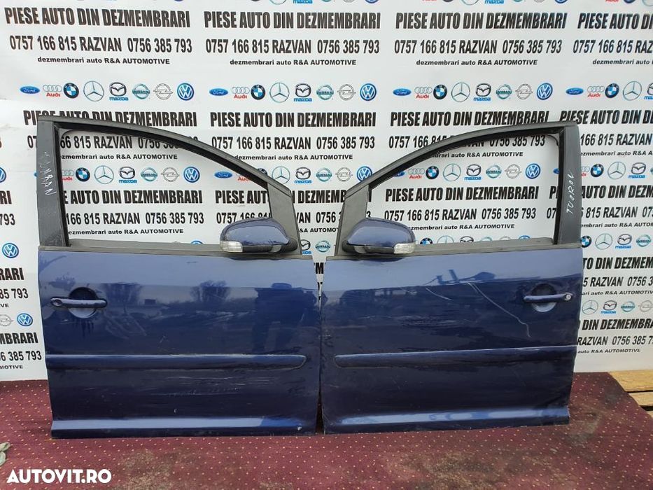 Usi Usa Portiera Stanga Dreapta Fata VW Touran 2003/2009 Albastre Usi Usa Portiera Stanga Dreapta F - 1