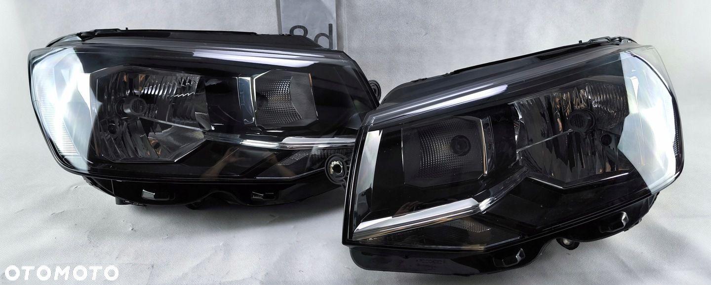 VW T6 TRANSPORTER REFLEKTOR LEWY PRAWY H4 LAMPA KOMPLET - 1