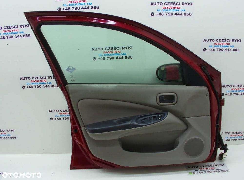 Nissan Almera N16 AX5 Drzwi Lewy Przód Lusterko Podnośnik Szyba Zamek - 9