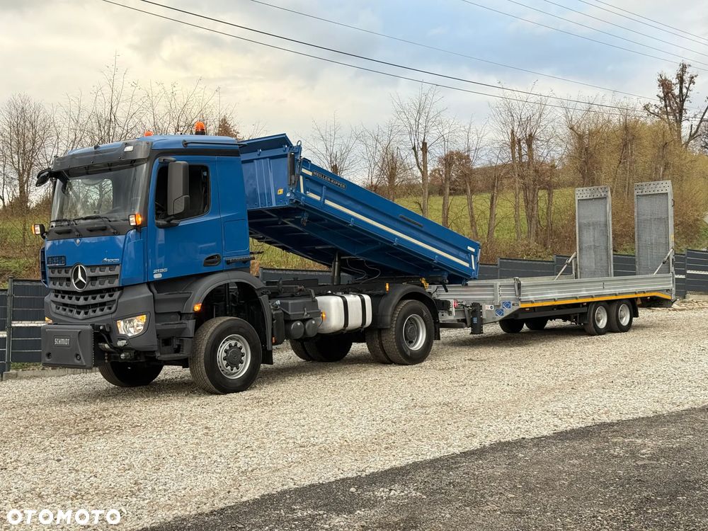 Mercedes-Benz * Arocs * 4X4 * JAK NOWY * Wywrotka Kiper Meiller+ Przyczepa * Zestaw  Sprowadzony * 80.700 km Oryginalnie * Mercedes - 18