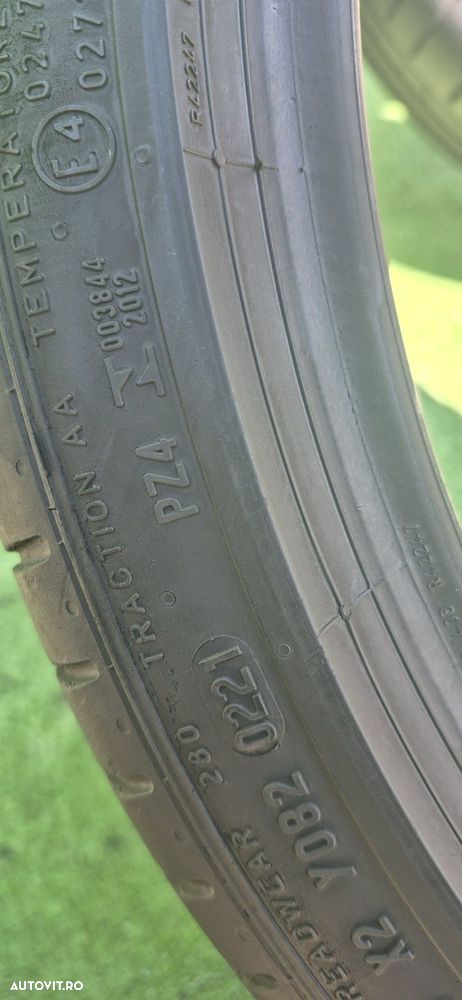 Anvelope 2x225 40 19 Pirelli run flat dot 21 mm 5.6 - 6
