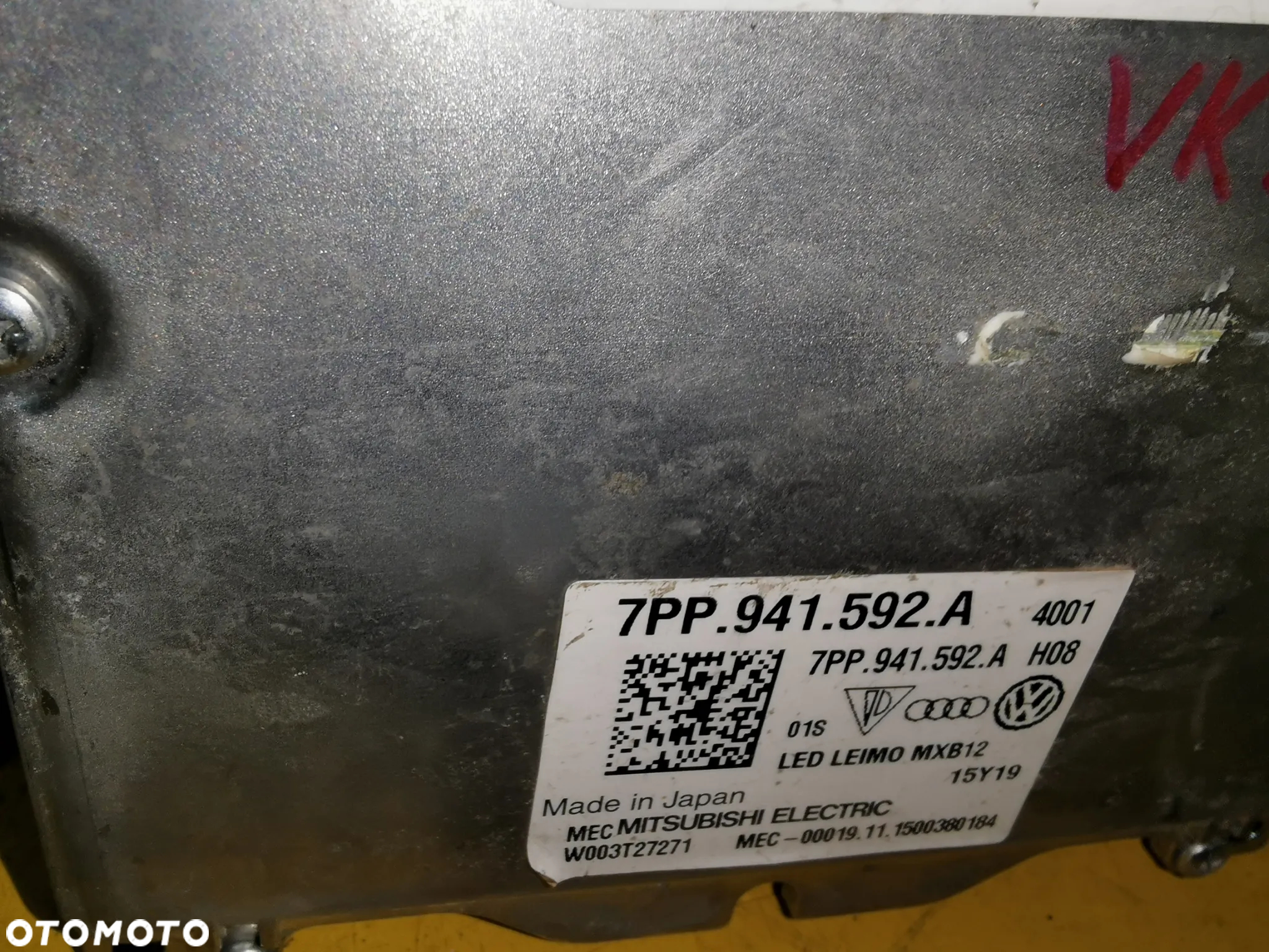VW TOUAREG III PRZETWORNICA LAMPY LEWA PRAWA MATRIX 7PP941592A 80A907397D - 9