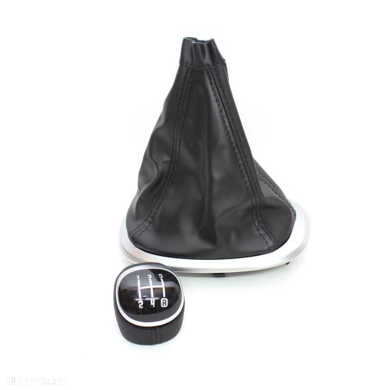 Nuca piele Fiat 500L cu manson schimbator - 5