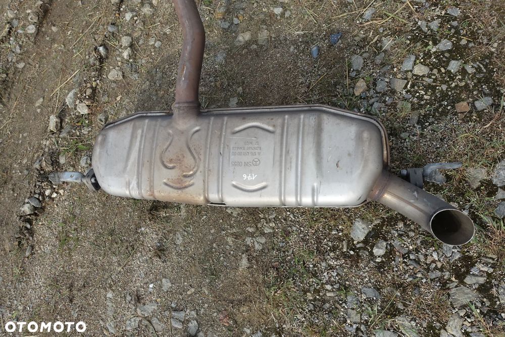 TŁUMIK KOŃCOWY MERCEDES W176 1.6 CGI A1764910000 - 2