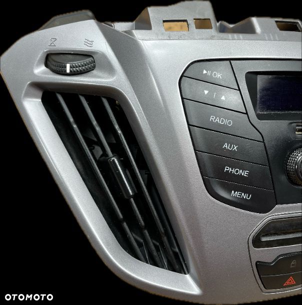 B2 FORD TRANSIT CUSTOM 2013 -  RADIO KRATKI NAWIEWU PANEL BK2T-18D815-GF - 2