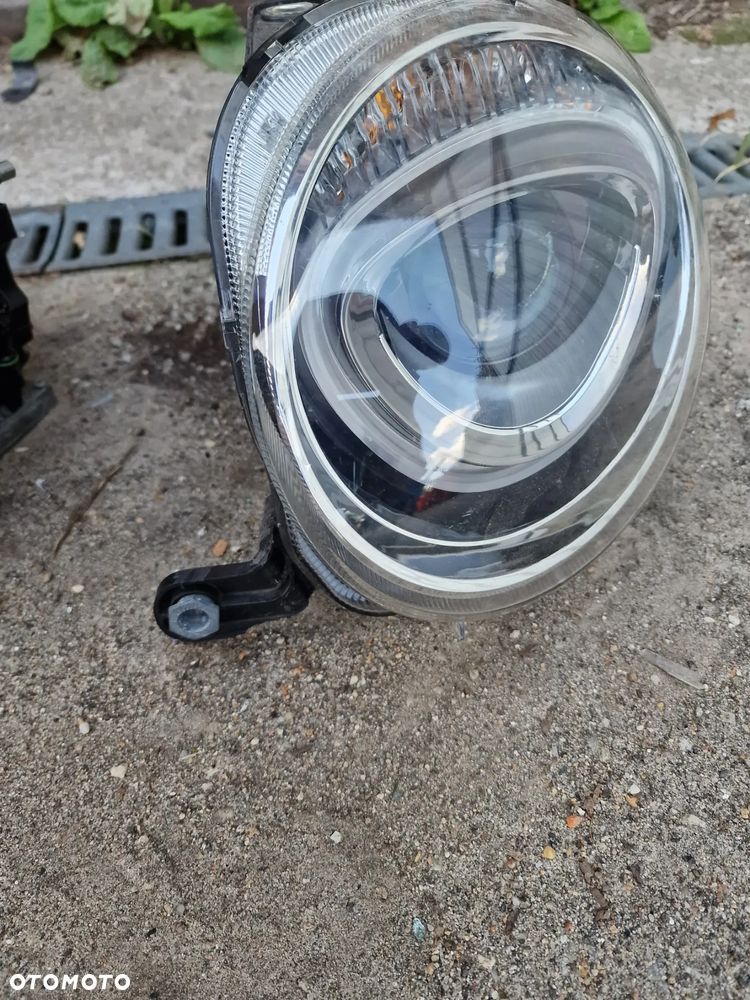 Reflektor  lewy fiat 500 soczewka - 1