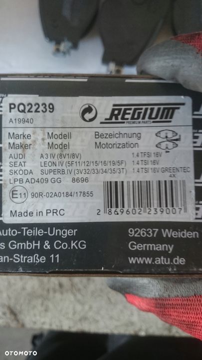 KLOCKI PRZOD AUDI A3 8V LEON IV 1.2 1.4 TFSI - 2