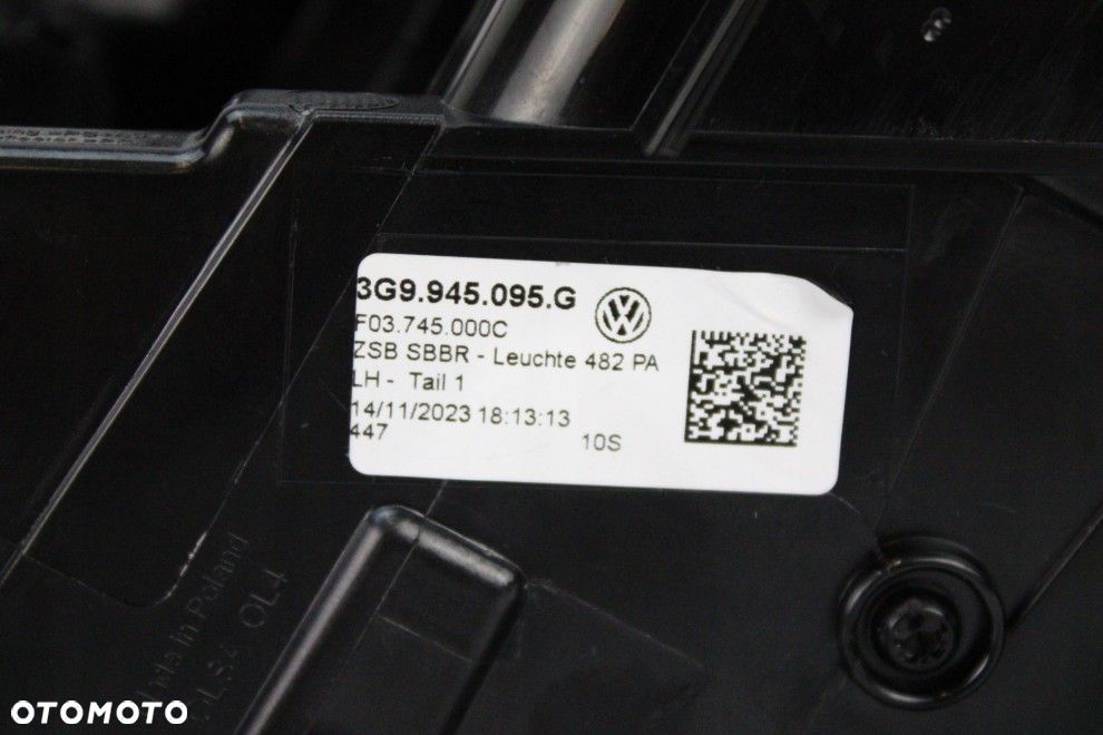 VW PASSAT B8 KOMBI LIFT LAMPA LEWY TYŁ LED 3G9945095G - 7