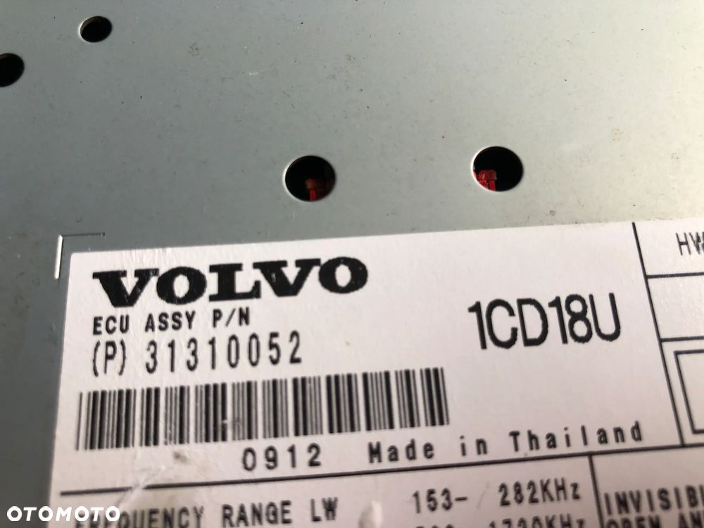 R-406 . Radioodtwarzacz Czytnik Płyt 31310052 Volvo S40 II V50 Lift - Wysyłka - 8