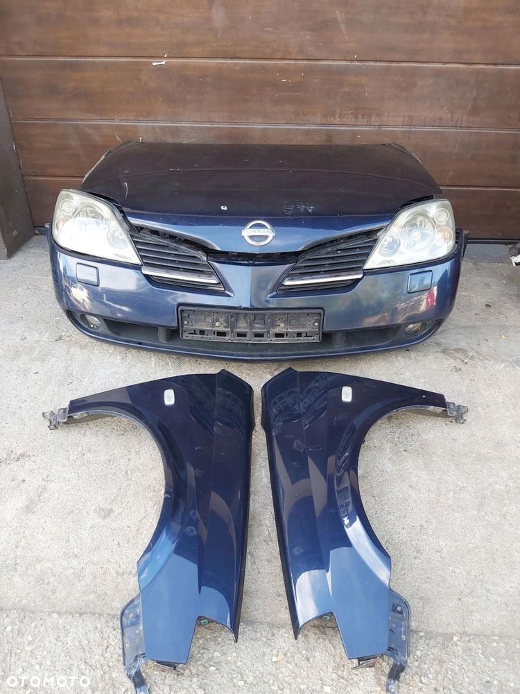 Nissan Primera P12 Zderzak przód lampa błotnik maska pas przedni BW9 - 1