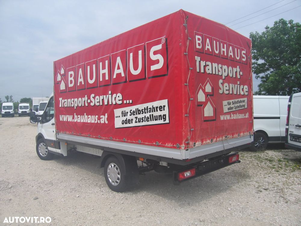 Ford TRANSIT 3 LOC. PLATFORMA cu PRELATA , AC. - 5