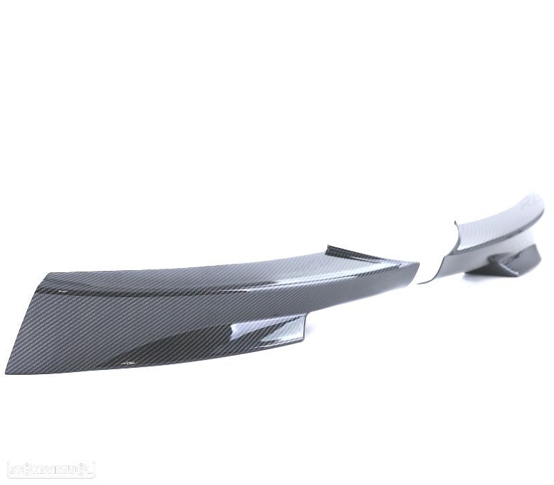 SPLITTERS PARA-CHOQUES FRONTAL BMW E90 E91 08-12 LOOK M CARBONO - 3