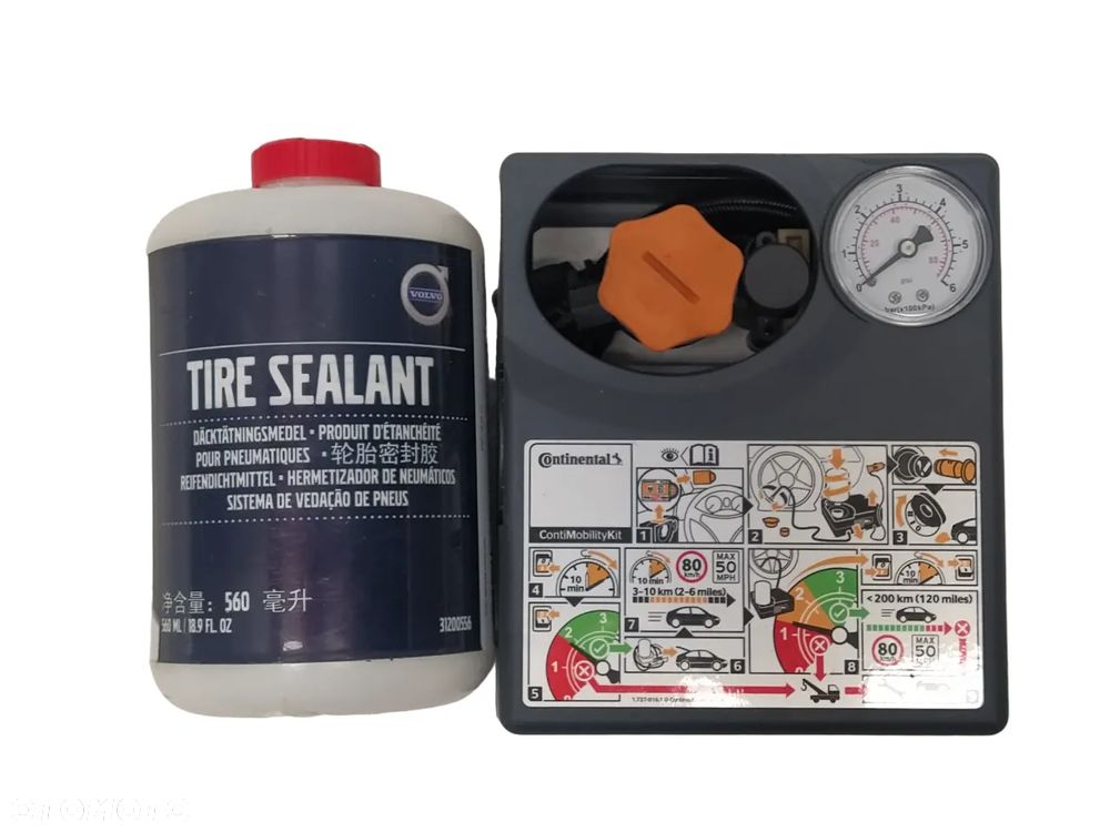 NISSAN QASHQAI J11 13-21 ZESTAW NAPRAWCZY OPONY KOŁA KIT KLEJ KOMPRESOR POMPKA ContiMobilityKit NOWY