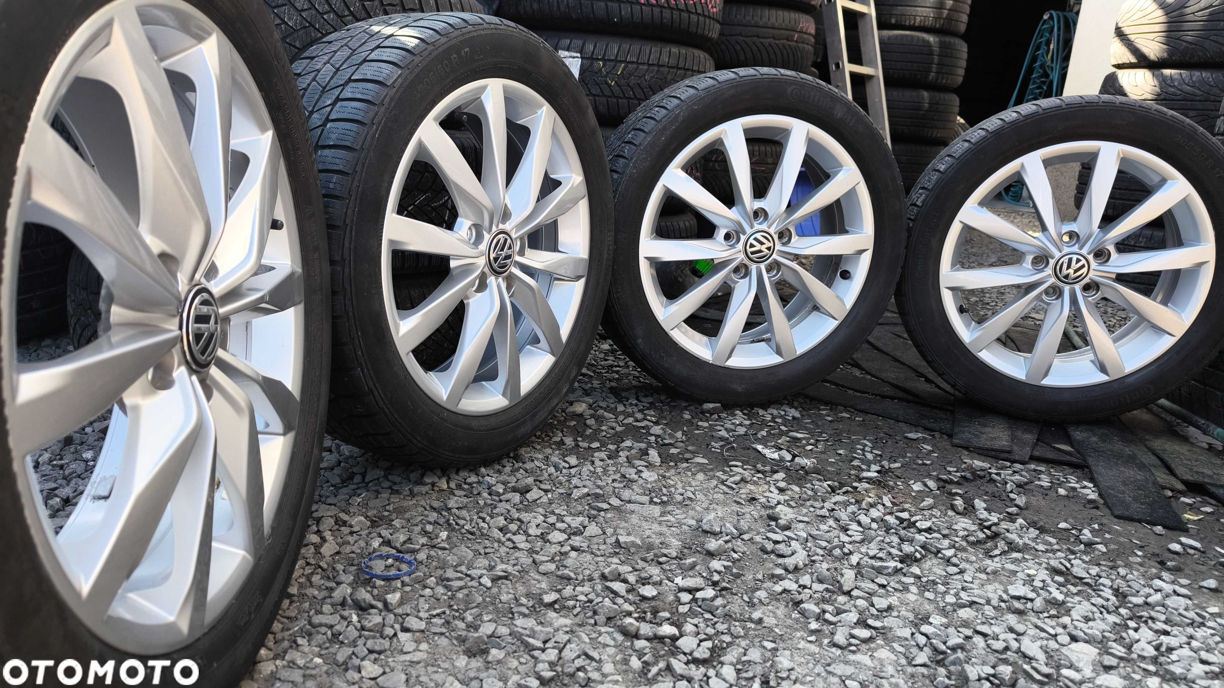 Koła VW Golf 5 6 7 Caddy Audi A3 Seat Skoda 17 cali ET48 5x112 205/50 - 1