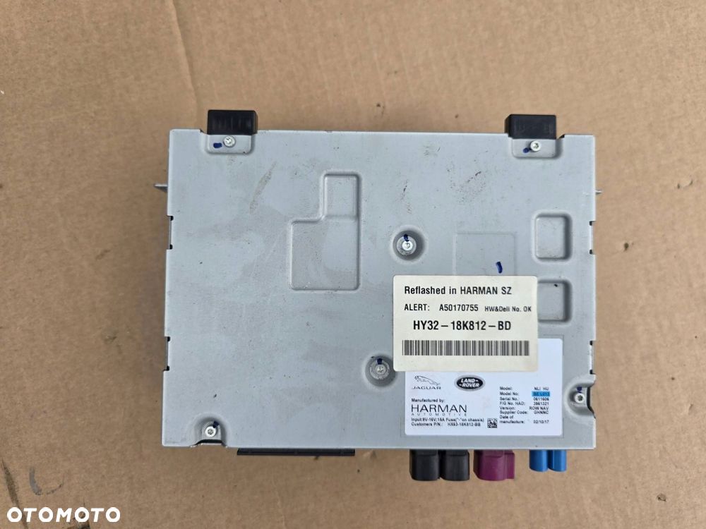 moduł gps nawigacja radio harman hy32-18k812-bd jaguar xe 2015-2019 - 2