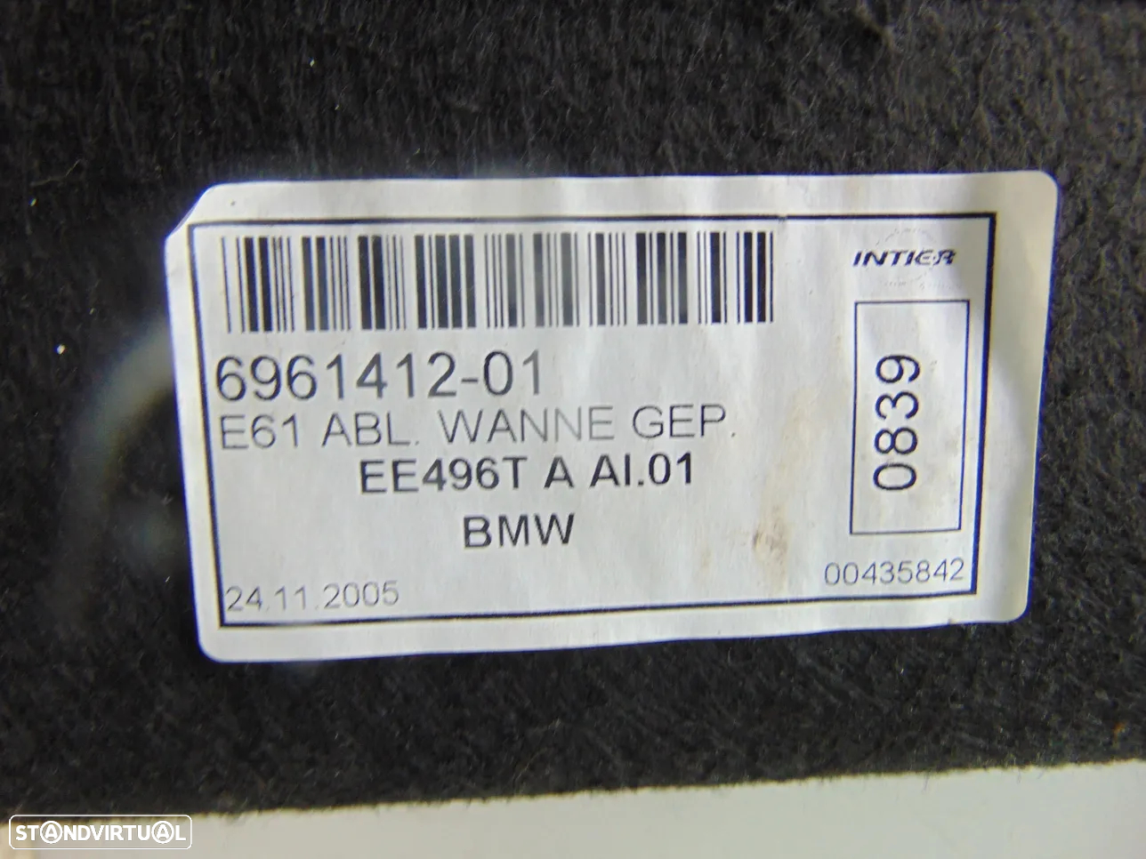 BMW Serie 5 E61 aeleron/chão mala - 8