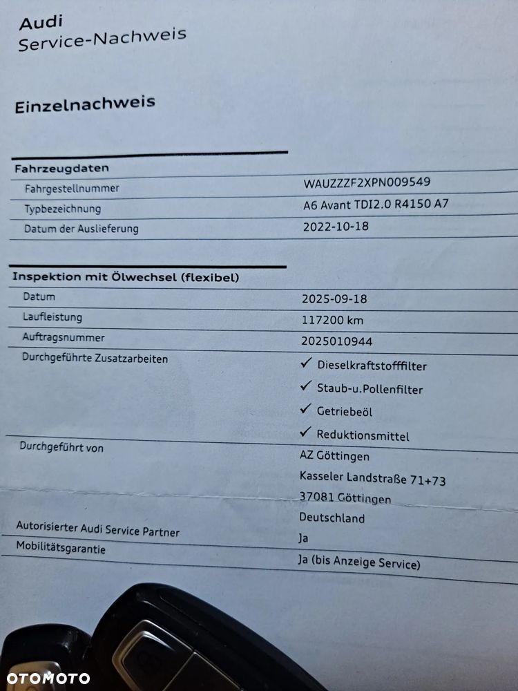 Audi A6 Avant 40 TDI S tronic S line - 10