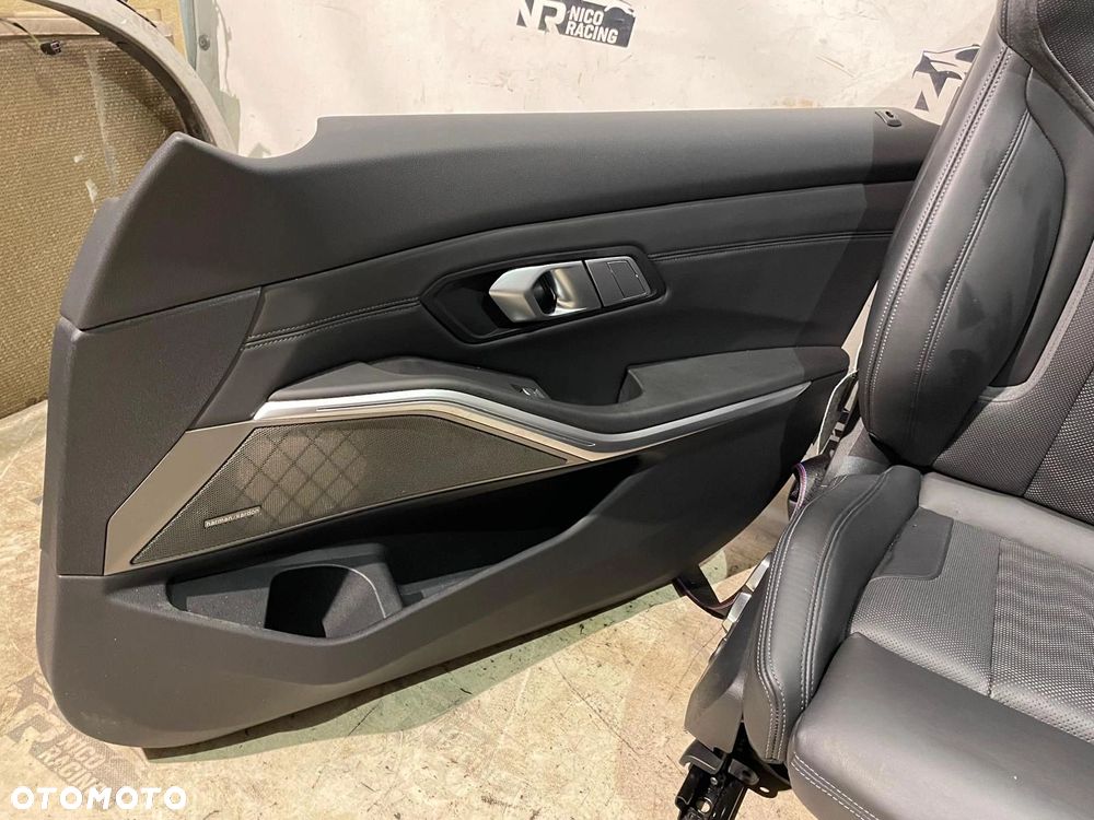 FOTELE TAPICERKA SKÓRA PRZÓD TYŁ ROLETKI BMW M3 TOURING G81 WENTYLACJA - 7