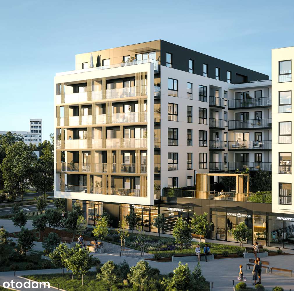 2-pokojowe mieszkanie 42m2 + ogródek Bez Prowizji
