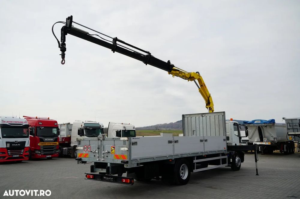 Iveco 180E25 / 4X2 / 7.5m LIVRARE + HYVA HB150X MAX. CAPACITATE DE RIDICARE 5.200 KG / RADIOCOMANDĂ / ROTATOARE / AUTOMATĂ - 5