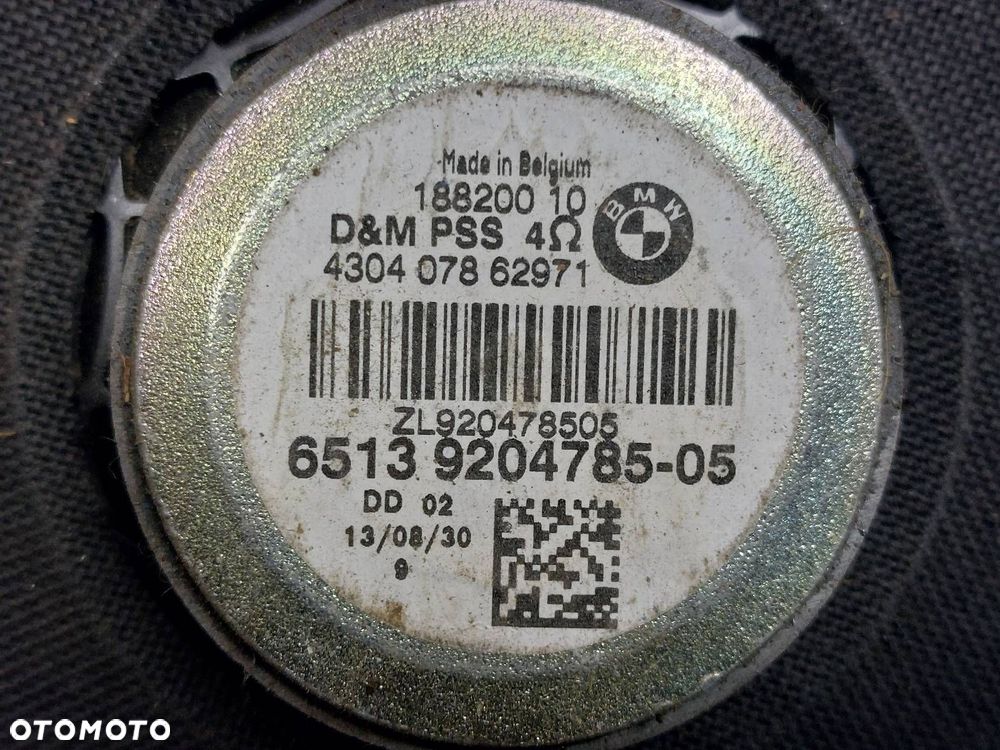 GŁOŚNIKI KOMPLET BMW X1 E84 9204785 9204786 - 2