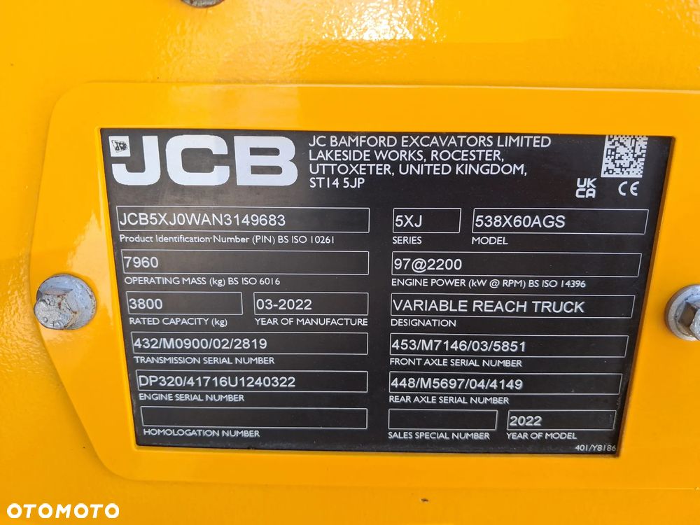 JCB 538-60 AGRI SUPER DUALTECH VT - 9