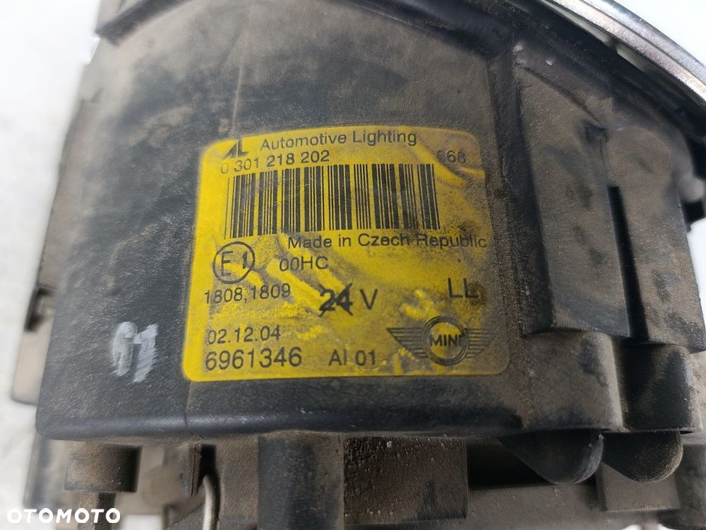 LAMPA PRZÓD PRAWA MINI MINI R50 6961346  0301218202 AL - 5