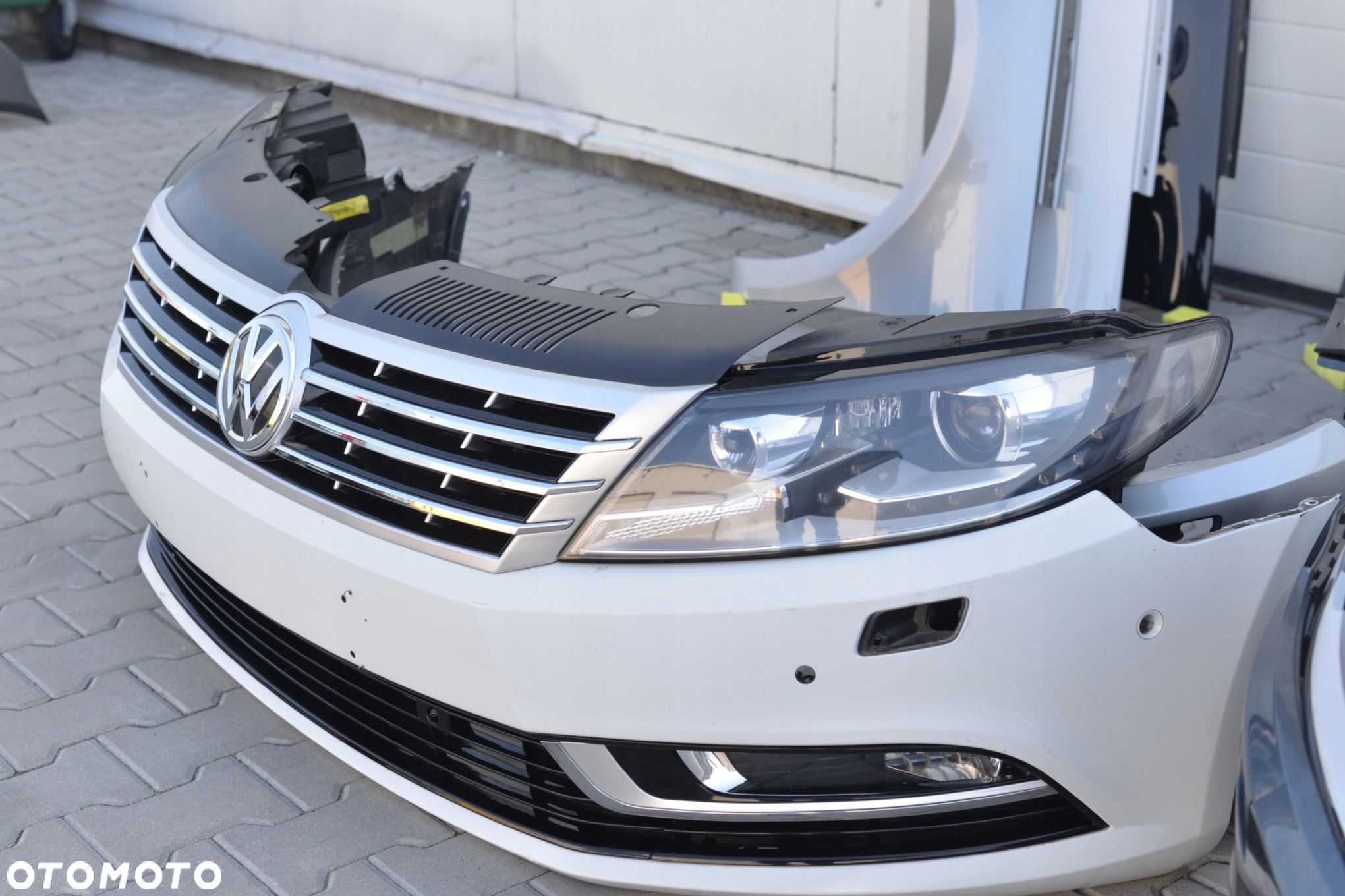 MASKA ZDERZAK GRILL BŁOTNIK LAMPA XENON PAS BELKA VW CC LIFT 2011-2016 - 6