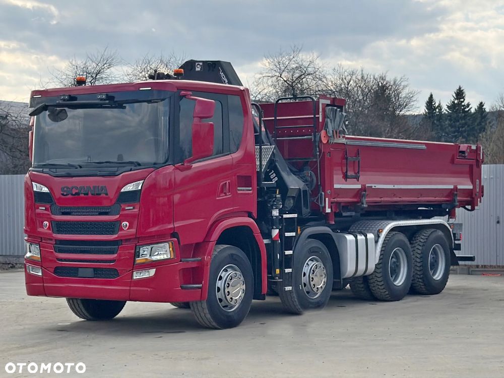 Scania G 450 * WYWROTKA + BORDMATIC + HIAB X - HIDUO 188 * 8x4 - 5