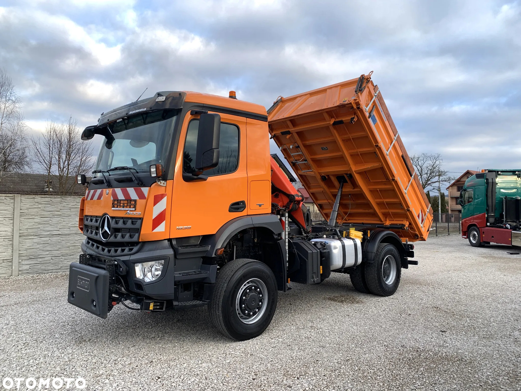 Mercedes-Benz AROCS 1835, 4X4, MEILLER + PALFINGER, - 3
