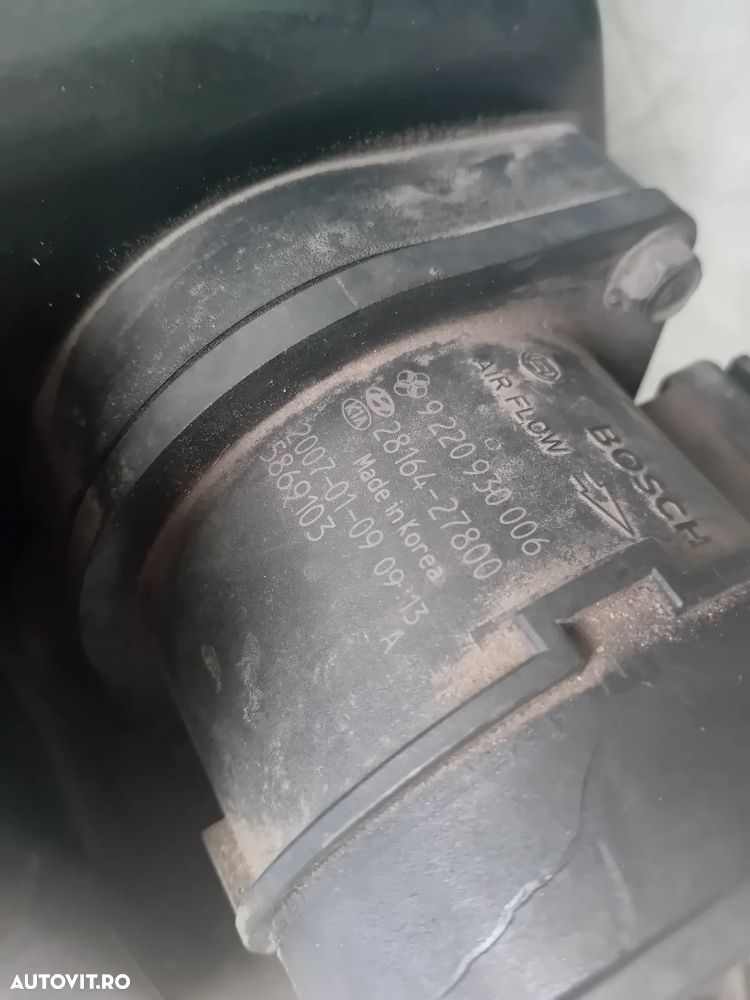 Carcasa Filtru Aer Debitmetru Aer Hyundai Santa Fe 2 II 2.2 Crdi Cod 28164-27800 - 7