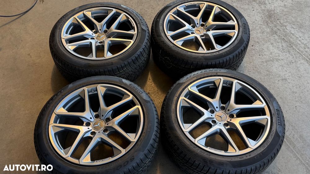 Vând jante originale Mercedes G-class pe 21” cu anvelope de iarnă - 2