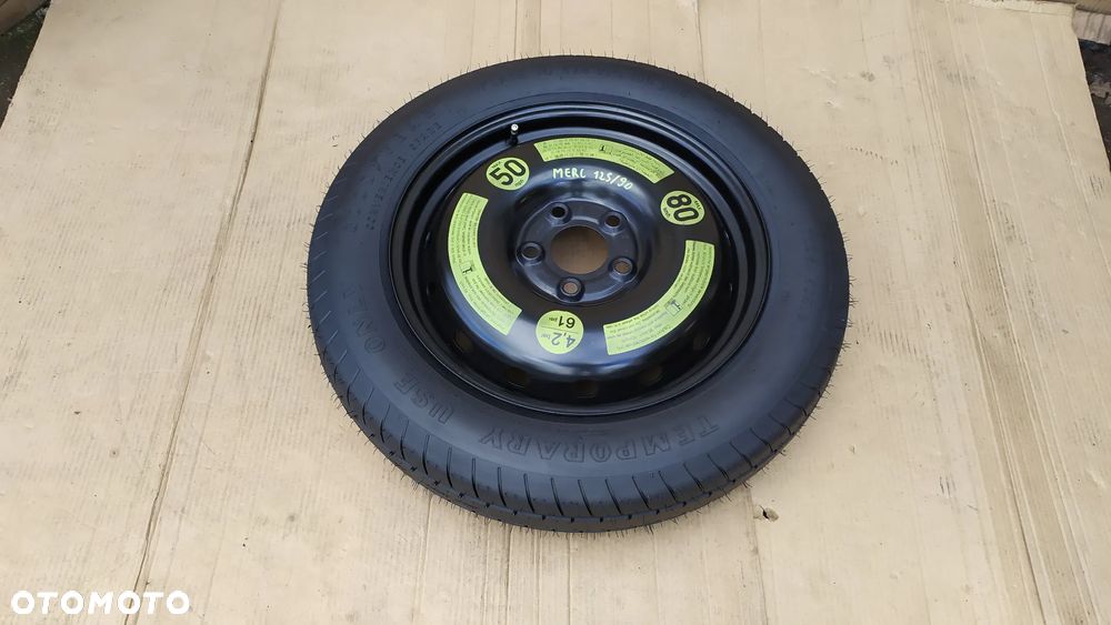 KOŁO DOJAZDOWE 5x112 R16 MERCEDES C KLASA W204 W205 CLK W209 - 2